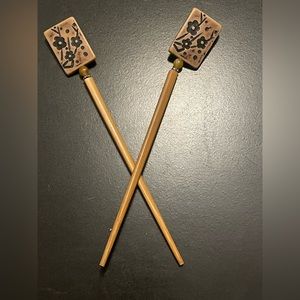 Oriental hair pins/forks